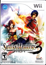 Nintendo Wii Samurai Warriors 3 Front CoverThumbnail